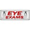 Signmission EYE EXAMS BANNER SIGN optometrist optician glasses prescription lens B-72 Eye Exams - alternate 1